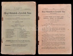 1905 A Régi Okiratok és Levelek Tára I. évfolyamának 1. és 3.... - Zonder Classificatie