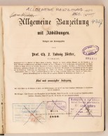 1860 Allgemeine Bauzeitung Mit Abbildungen. Hrsg. C. F. L. Förster. Osztrák-Magyar Monarchia Egyik... - Non Classés