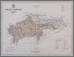 Cca 1880 Varasd Vármegye Térképe, Terv.: Gönczy Pál, 1:450000, Posner Lajos... - Sonstige & Ohne Zuordnung