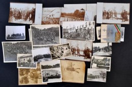 Cca 1900-1945 Többségében Katonasággal Kapcsolatos Fotók,... - Autres & Non Classés
