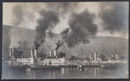 1917 Torpedórombolók Begyújtása. Eredeti, Feliratozott Fotó 14x9 Cm - Andere & Zonder Classificatie