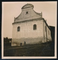 Cca 1930 Mád Zsinagóga Fotó / Synagogue Photo 55x56 Cm - Autres & Non Classés