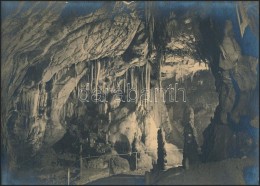 Balogh Rudolf (1879-1944): Az Aggteleki-cseppkÅ‘barlang, Jelzetlen Fotó, 21x29 Cm - Andere & Zonder Classificatie