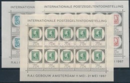 ** 1967 Bélyegkiállítás, AMPHILEX Kisív Sor Mi 880-882 - Other & Unclassified