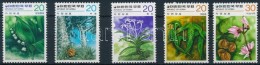 ** Virág Motívum 1979-1980 5 Klf Bélyeg - Sonstige & Ohne Zuordnung