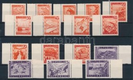 ** 1947 Tájkép ívszéli Sor Mi 838-853 - Other & Unclassified