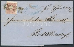 1859 10kr Levélen ,,K. K. FAHRENDES POSTAMT No. 1' - Autres & Non Classés