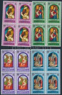 ** 1971 Karácsony Sor Négyes Tömbökben Mi 132-135 - Other & Unclassified