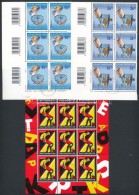 2001 Europa CEPT MINTA Sor Vonalkódos 10-es Tömbökben + 2003 Europa CEPT:... - Other & Unclassified