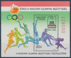 ** 1985 Magyar Olimpiai Bizottság Ajándék Blokk (26.000) - Autres & Non Classés