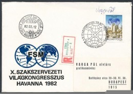 1982 Szakszervezeti Világkongresszus FDC A TervezÅ‘ Varga Pál GrafikusmÅ±vész... - Other & Unclassified