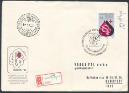 1982 Haematológiai Világkongresszus FDC A TervezÅ‘ Varga Pál GrafikusmÅ±vész... - Andere & Zonder Classificatie