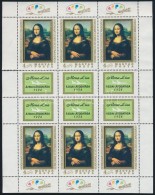 ** O 1971 Lósport (II.) Sor Teljes ívekben + 1974 Mona Lisa Postatiszta Teljes ív (18.000) - Autres & Non Classés