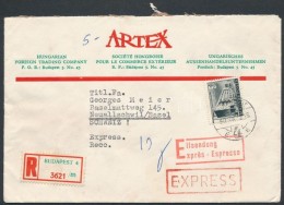 1960 Expressz Ajánlott Levél Épületek 5Ft Bérmentesítéssel... - Other & Unclassified