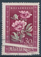 O 1950 Virág 30f Négyszeres Papírránc - Andere & Zonder Classificatie