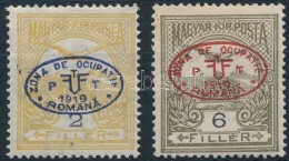 ** Debrecen I. 1919 Turul 2f és 6f Garancia Nélkül (**35.000) - Other & Unclassified