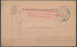 1916 Tábori Posta LevelezÅ‘lap Rampacher Pál Törvényszéki Bírónak... - Autres & Non Classés