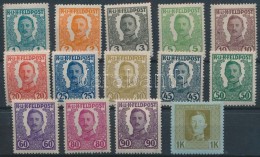 * 1918 Kiadásra Nem Került Bélyegek Teljes Sor (310.000) - Andere & Zonder Classificatie