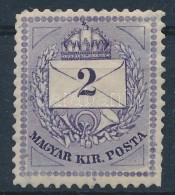 * 1881 2kr Lila (35.000) (rövid Fogak) - Andere & Zonder Classificatie