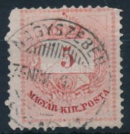 O 1874 Színesszámú 5kr 12 1/2 Fogazással (rövid Fogak, Foghibák) - Autres & Non Classés