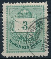 O 1874 Színesszámú 3kr 13 : 12 1/2 Fogazással - Andere & Zonder Classificatie