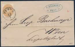 1863 15kr Levélen / On Cover 'PESTH' - 'WIEN' - Autres & Non Classés