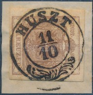 1850 6kr MP III. Jó / Szép Szélekkel, üreges Nyomat, Lemezhibával / With Nice... - Sonstige & Ohne Zuordnung