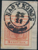 1850 3kr MP III. Szép Szélekkel / With Nice  Margins 'NAGY KÖRÖS' - Other & Unclassified