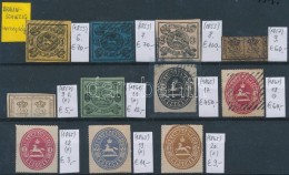 (*) O 1853-1865 Klasszikus összeállítás, 11 Db Bélyeg (Mi EUR 850,-) - Andere & Zonder Classificatie