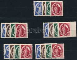 ** * O 1947 S.A.S. 2 Postatiszta, 1 Falcos és 1 Bélyegzett Sor (13.500) - Andere & Zonder Classificatie