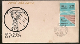 Brazil & FDC Inauguration Of The Jupia Power Station, Rio Grande Do Sul 1969 (905) - Electricity