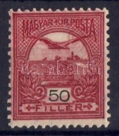 ** 1904 Turul 50f Sötétvörös, Fordított KettÅ‘s Kép (?) - Autres & Non Classés