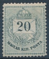 * 1881 20kr 13-as Fogazás (enyhe Falcnyom) (75.000) - Andere & Zonder Classificatie