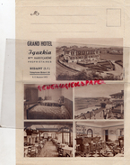 64 - BIDART - RARE CARTE LETTRE -GRAND HOTEL IGUZKIA- MLLES HAROTCARENE - PROPRIETAIRES- - 1900 – 1949