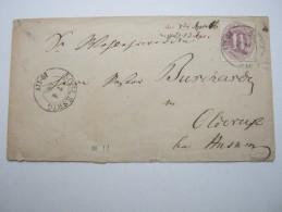 1866 ,  SCHLESWIG , Klarer Stempel Auf Brief - Schleswig-Holstein