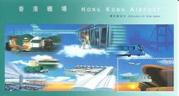 HONG KONG  HOJA BLOQUE AEREA   MNH  ** - Blocks & Sheetlets
