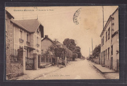 CPA 23 - CHATELUX-MALVALEIX - Route De La Poste - TB PLAN De RUE CENTRE VILLAGE + Détails Des Maisons - Chatelus Malvaleix