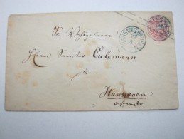 BARSINGHAUSEN  , Klarer Stempel Auf Ganzsache Preussen - Postal  Stationery