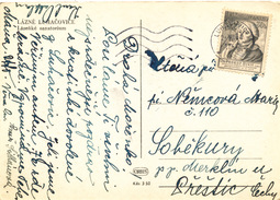 L1879 - Czechoslovakia (1954) Luhacovice (postcard: Spa) Tariff 30h (Prokop Divis (1698-1765) Inventor Of Lightning Rod) - Climate & Meteorology