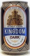 Cambodia Cambodge KINGDOM DARK Empty 330ml Beer Can / Opened At Bottom - Cans