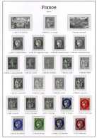 ENSEMBLE DE TIMBRES DE 1938 à 1959. NEUFS SANS CHARNIERES. - Collections