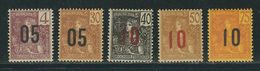 INDOCHINE N° 59 à 64 * (sauf 60) - Unused Stamps