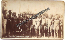 CPA Carte Photo Ethnique Femme Noir Nu Black Nude Women Ethnic 1920 NIGERIA Afrique Africa - Nigeria