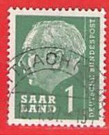 MiNr.380 O Deutschland Saarland (1957-1959) - Gebraucht