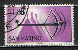 SAN MARINO - 1966 - BALESTRA - USATO - Sellos De Urgencia