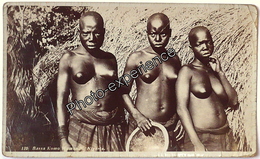 CPA Carte Photo Ethnique Femme Noir Nu Black Scarification Nude Women Ethnic 1920 NIGERIA Afrique Africa - Nigeria