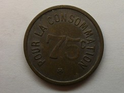 Jeton Pour La Consommation 75 Centimes Non Remboursable - Altri & Non Classificati