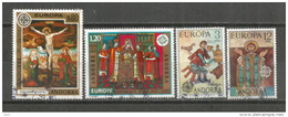 ANDORRA / ANDORRE.Europa 1975 (Fresques Religieuses) 4 Timbres Oblitérés, 1 ère Qualité. Côte 23,00 € - Oblitérés