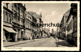 ALTE POSTKARTE ST. INGBERT KAISERSTRASSE 1937 SAAR SAARGEBIET Ansichtskarte Cpa Postcard AK - Saarpfalz-Kreis
