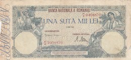 100.000 LEI, 1946, PAPER BANKNOTE,ROMANIA. - Rumänien